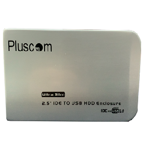 2.5" IDE To USB 2.0 Aluminum Enclosure Silver
